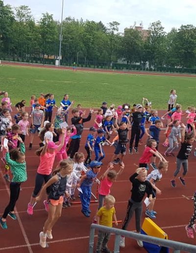 Atletika s dětmi